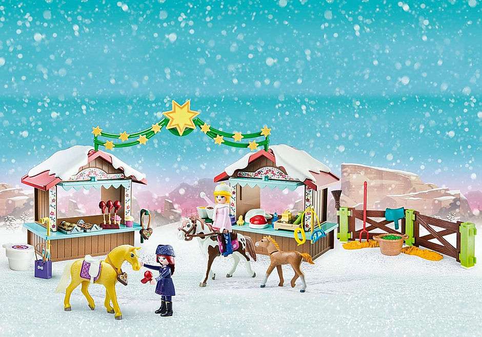 blocco- mercatino di Natale puzzle online