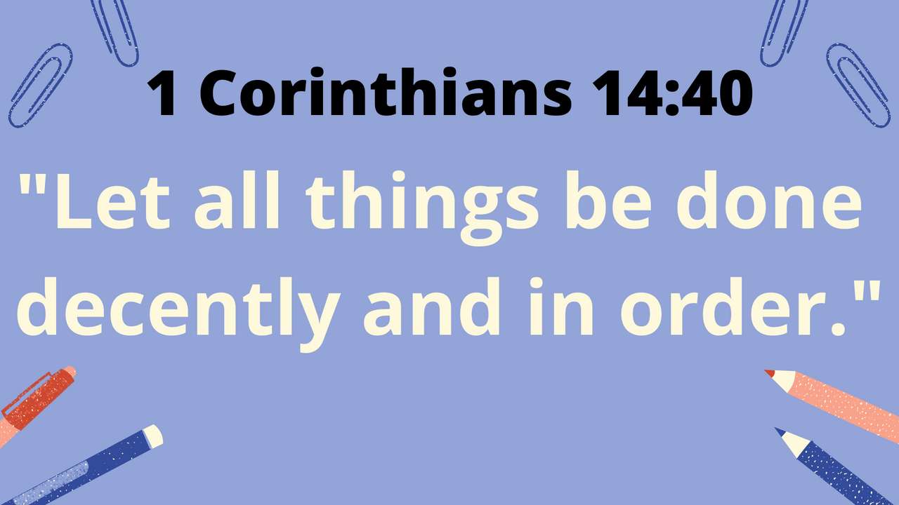 SMV! Κορινθίους 14:40 παζλ online