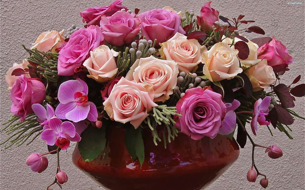 букет от цветя онлайн пъзел