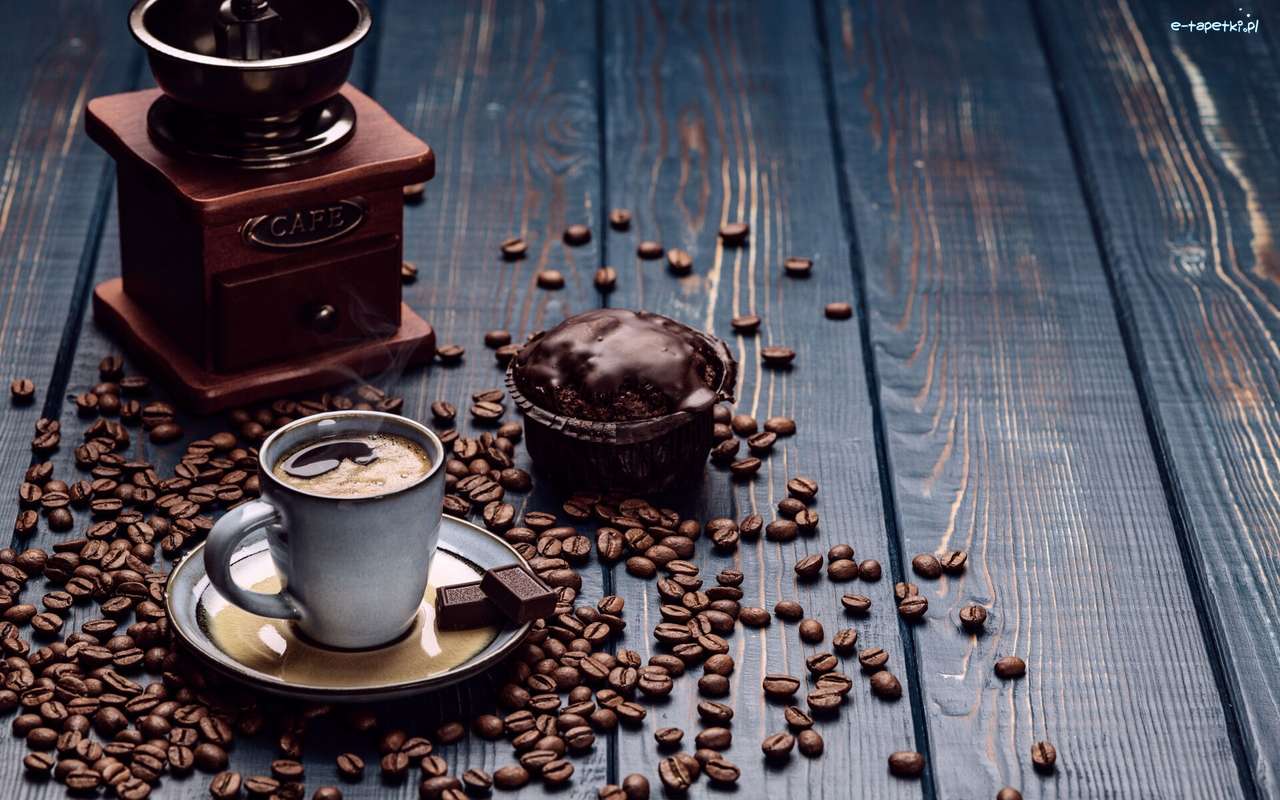 Кава з шоколадом пазл онлайн