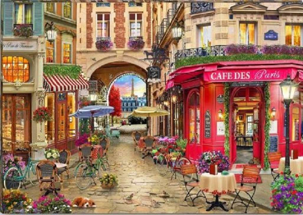 Frankreich. Paris. Puzzlespiel online