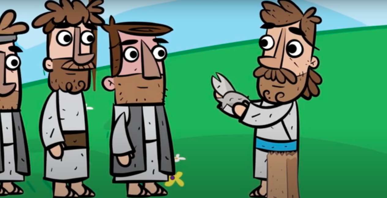 Jesus speist Online-Puzzle