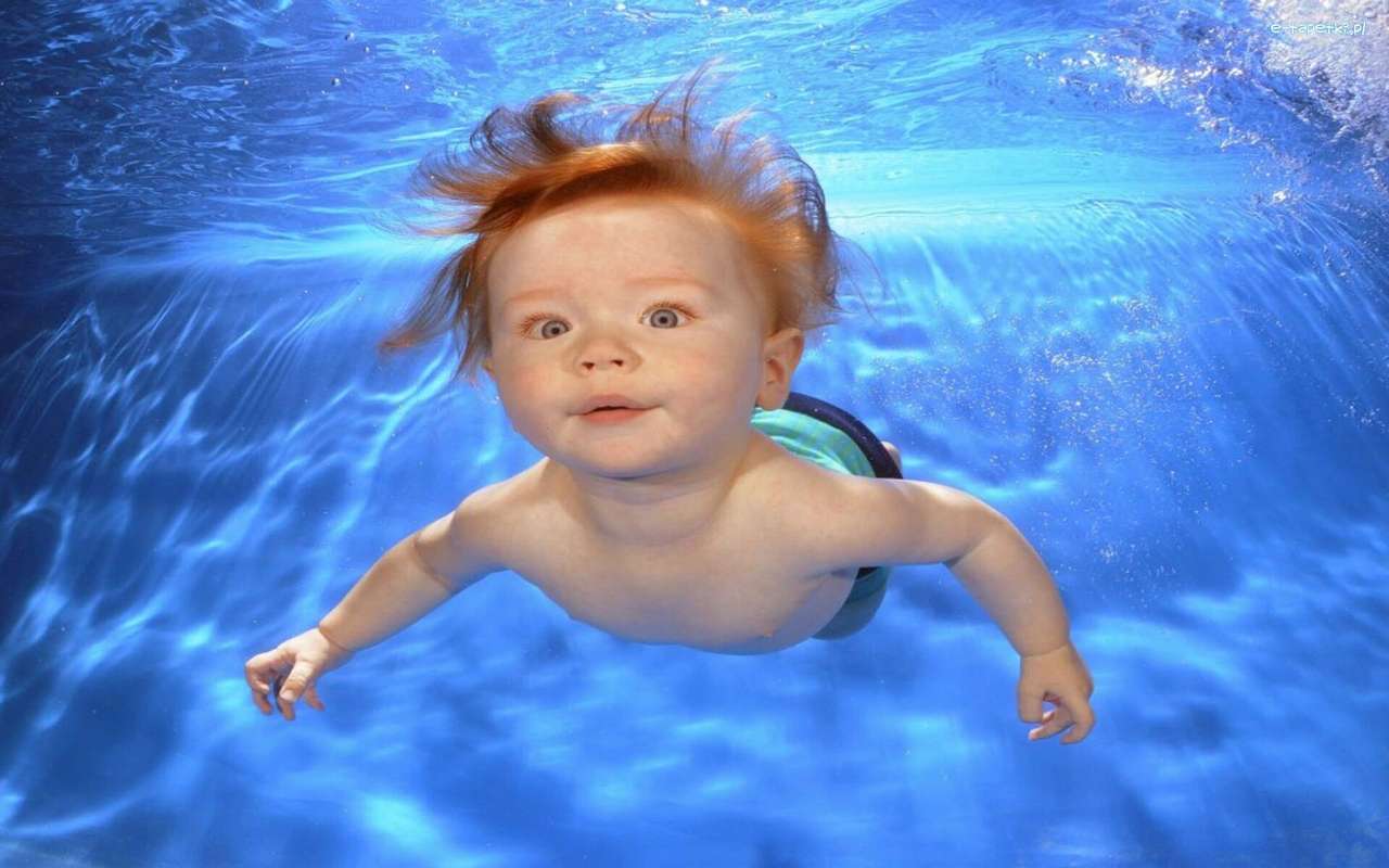 水中の赤ちゃん オンラインパズル