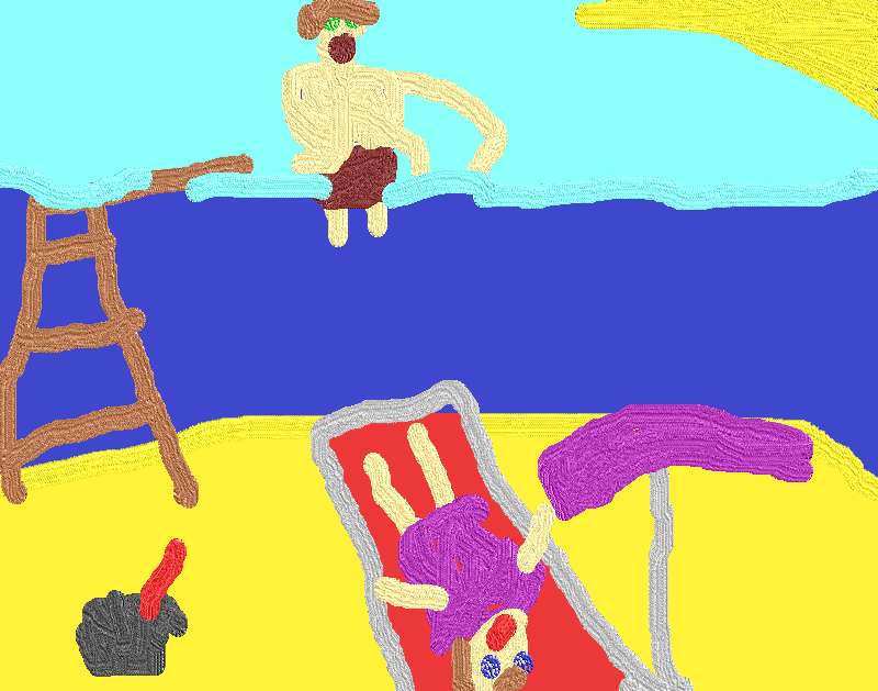 плаж и забавление онлайн пъзел