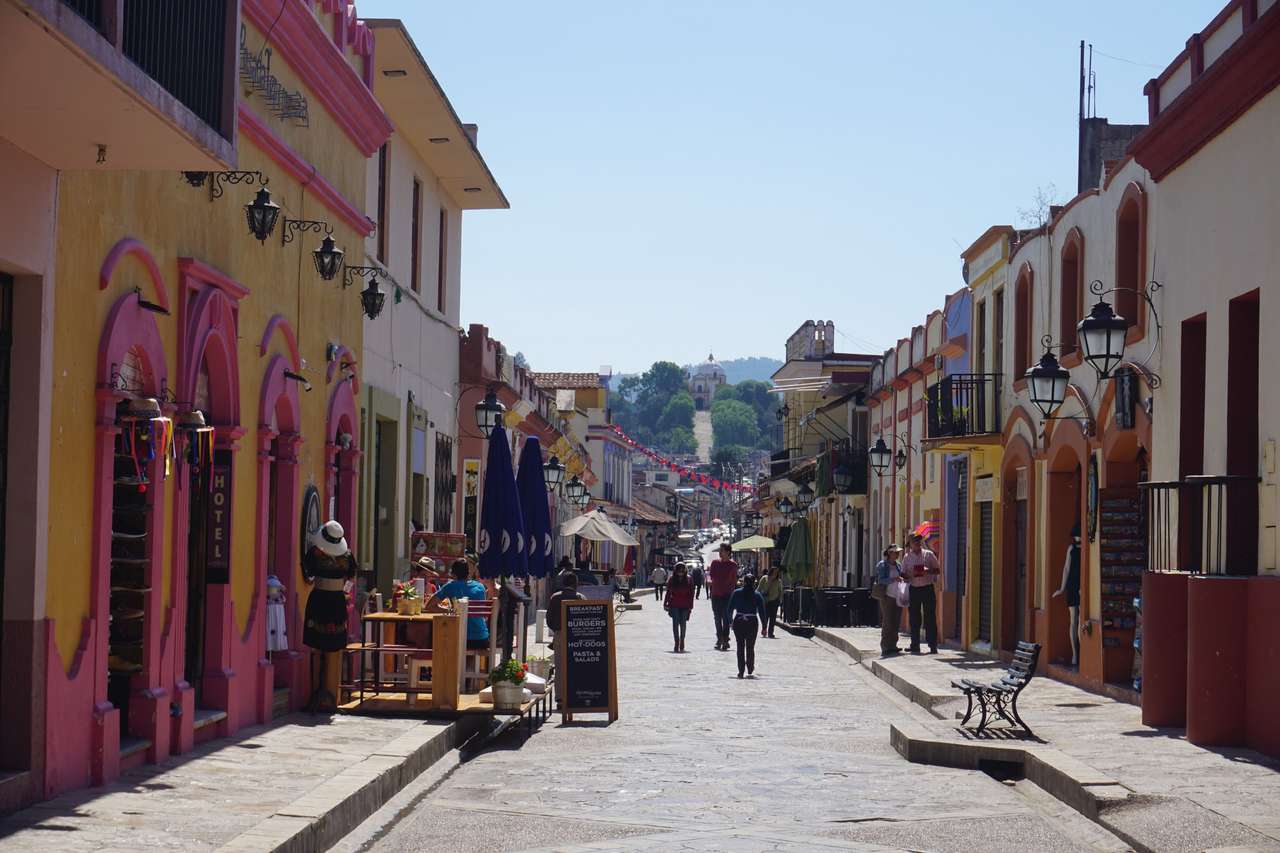 Сан Кристобал де лас Касас - Чиапас - Мексико онлайн пъзел