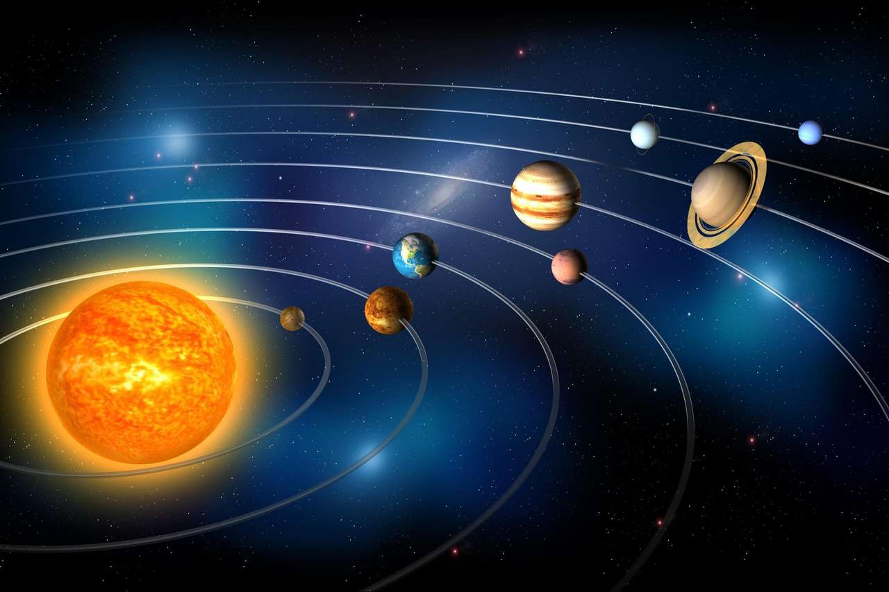 Sistema solar rompecabezas en línea