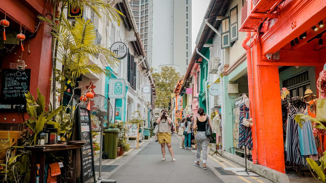 Haji Lane - Σιγκαπούρη παζλ online