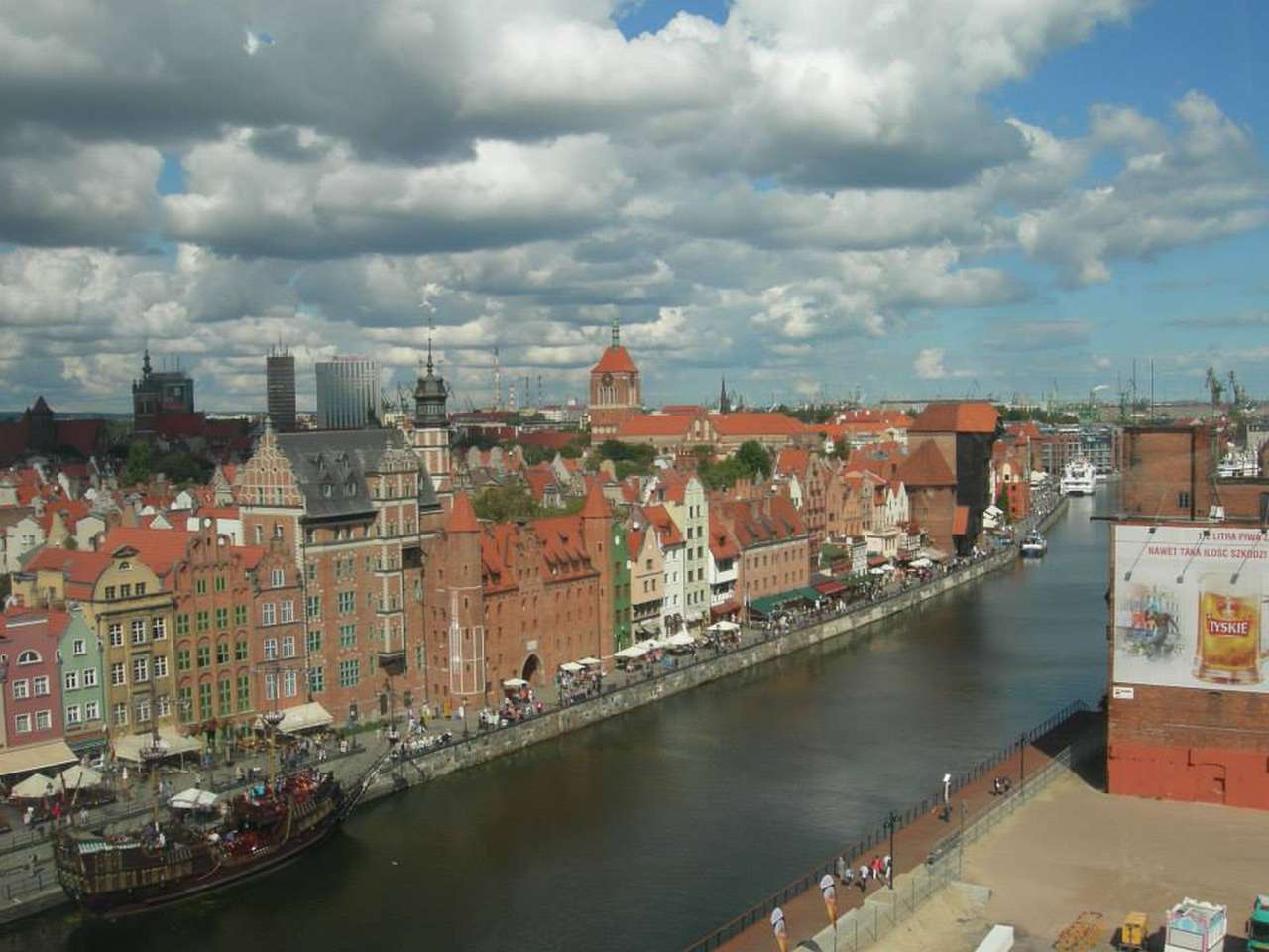 Панорама на Гданск от Коло онлайн пъзел