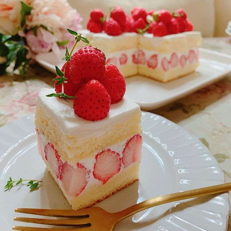 torta di fragole puzzle online