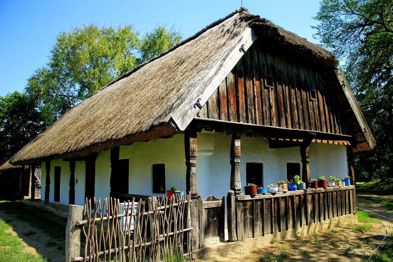 Villaggio museo in Ungheria puzzle online