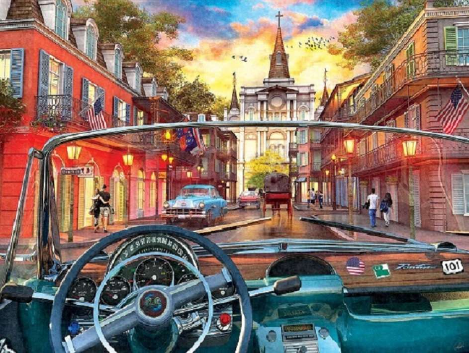 In New Orleans. Online-Puzzle