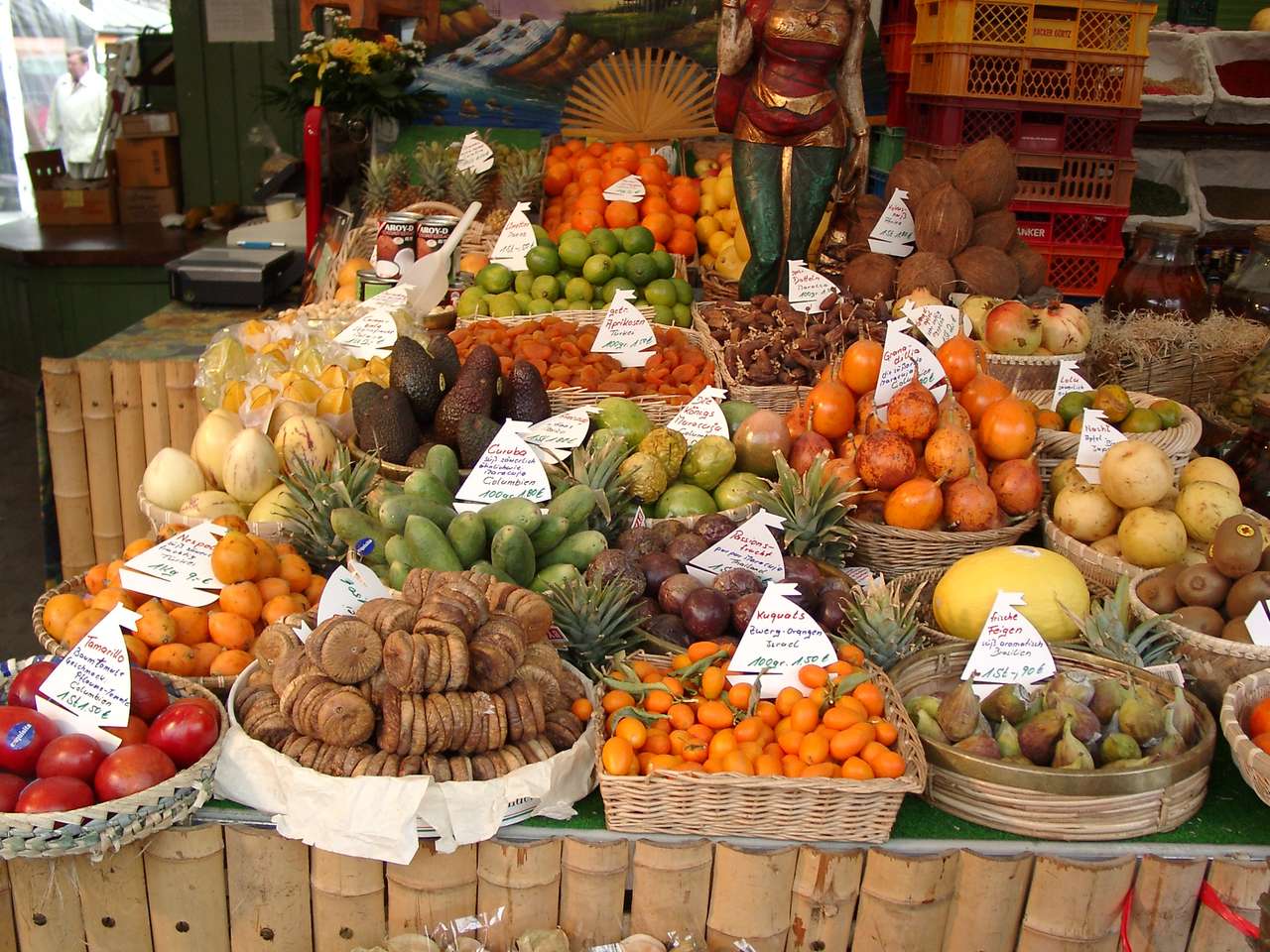 Puesto de frutas rompecabezas en línea