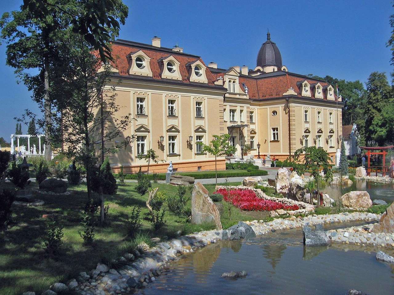 Schloss Sorokpola in Ungarn Puzzlespiel online