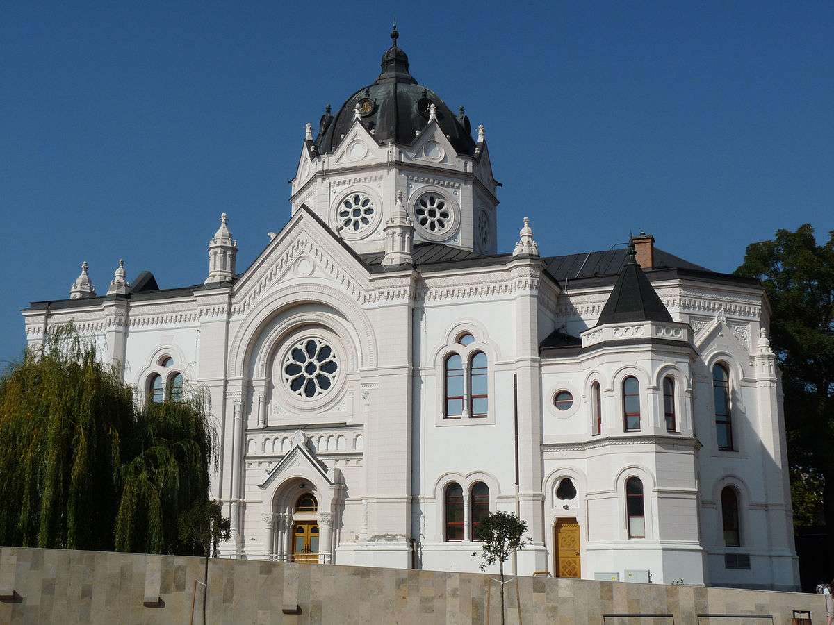Szolnok Synagoge in Hongarije legpuzzel online