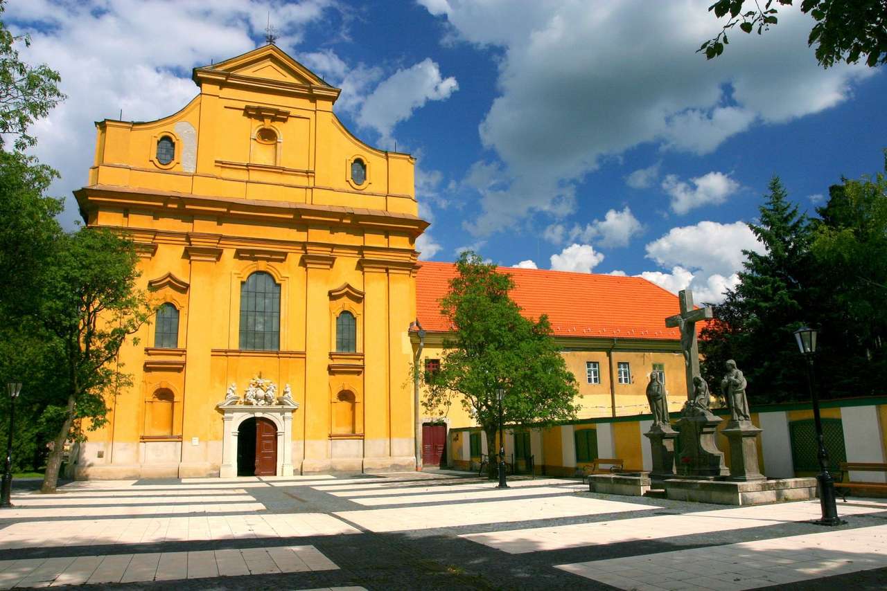 Szolnok Kirche in Ungarn Online-Puzzle