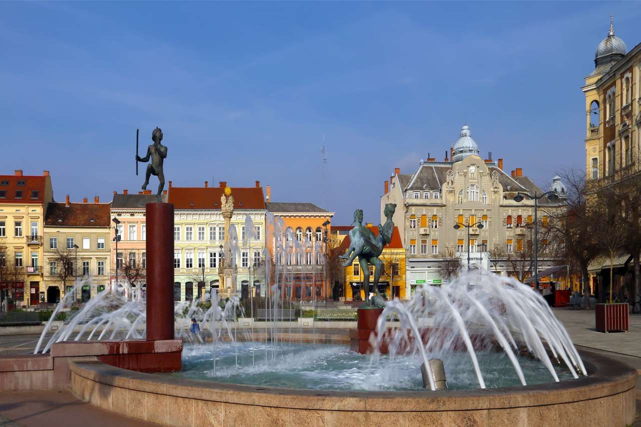 Город Сомбатхей в Венгрии онлайн-пазл