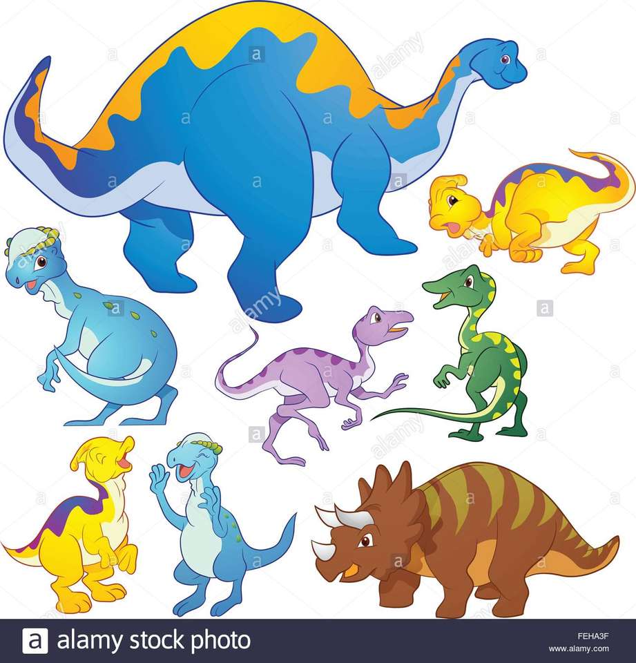 Dinosauri puzzle online