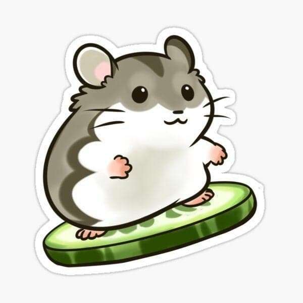 hamster on the cucumber jigsaw puzzle online