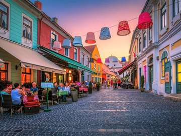 Szentendre artist's place in Hongarije legpuzzel online