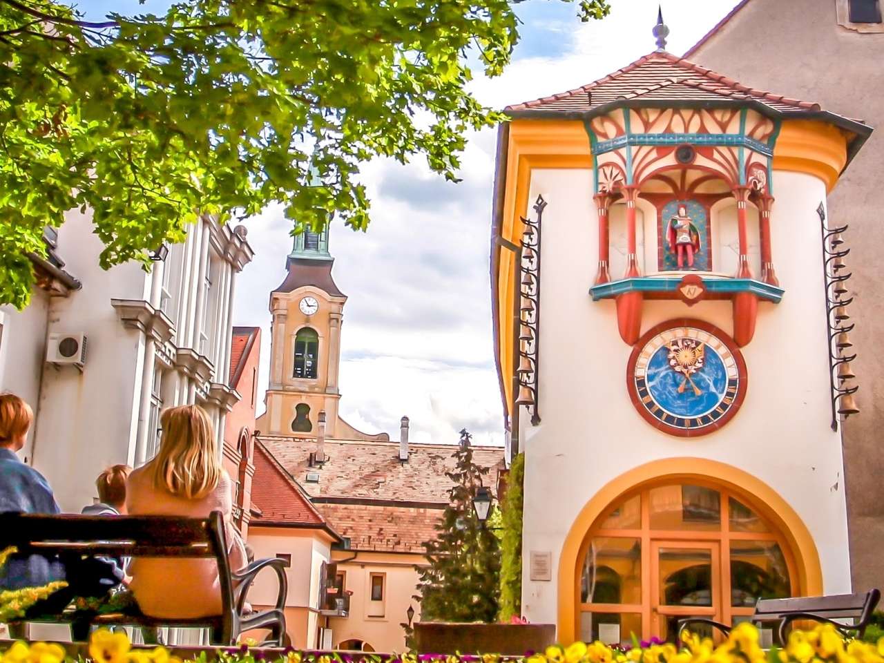 Szekesfehervar Stadt in Ungarn Online-Puzzle