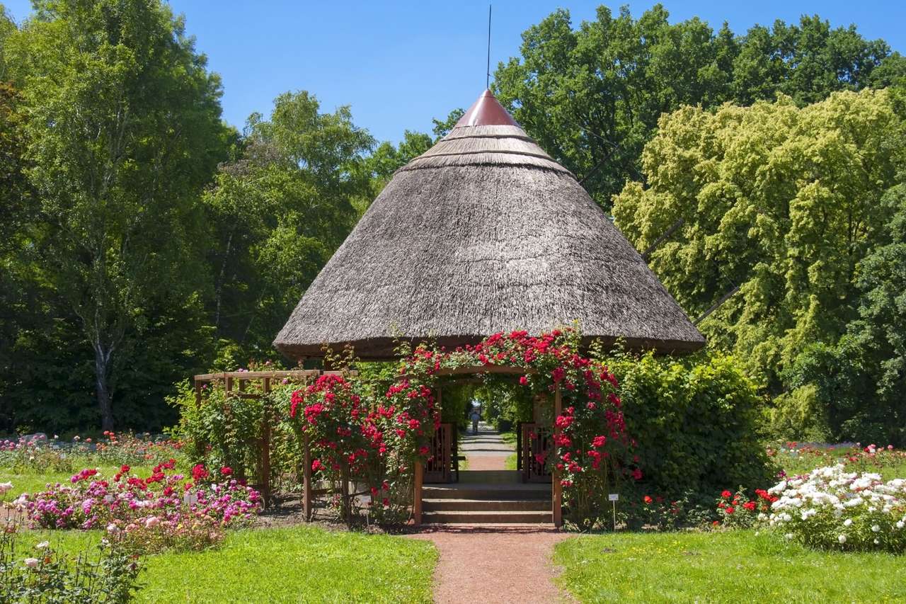 Szeged Park Pavilion in Hongarije online puzzel
