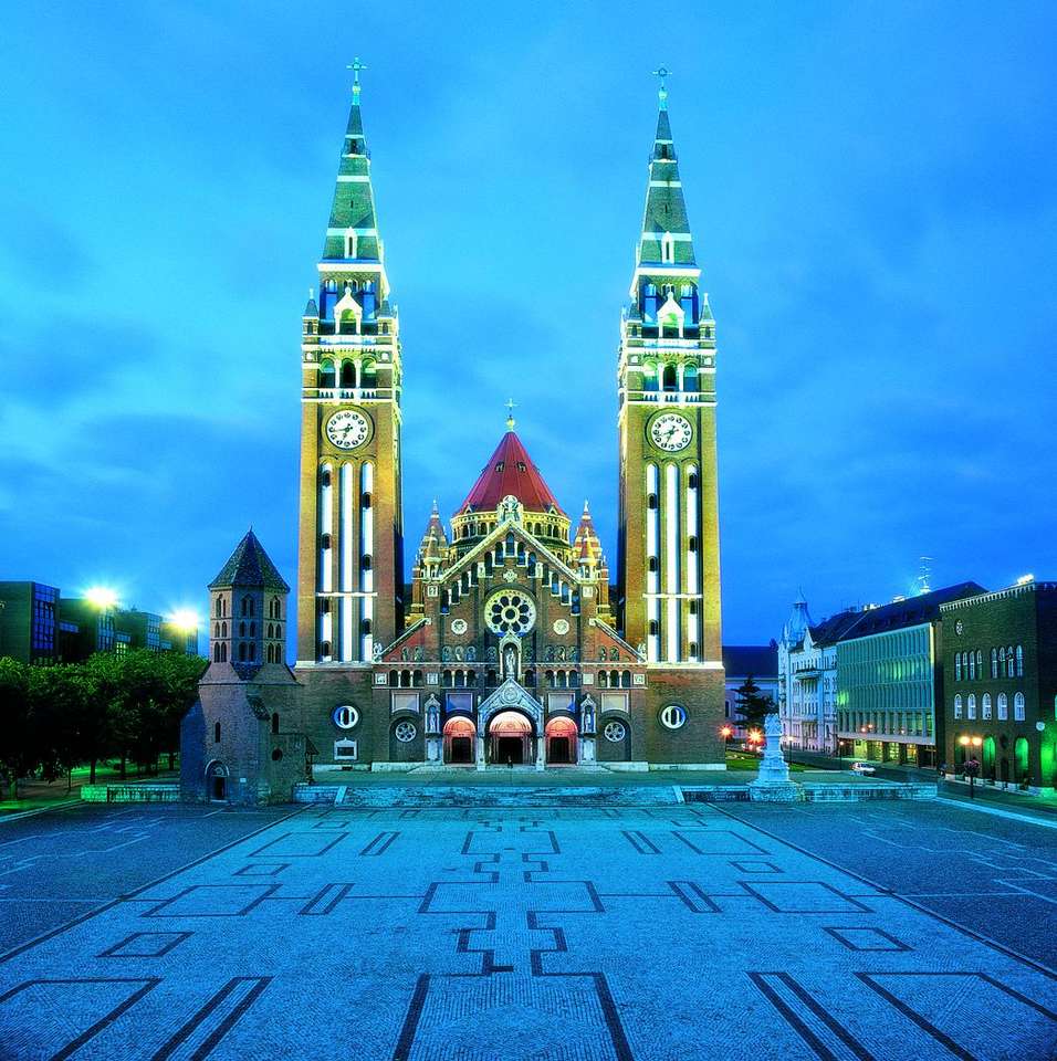 Szeged city in Hungary jigsaw puzzle online