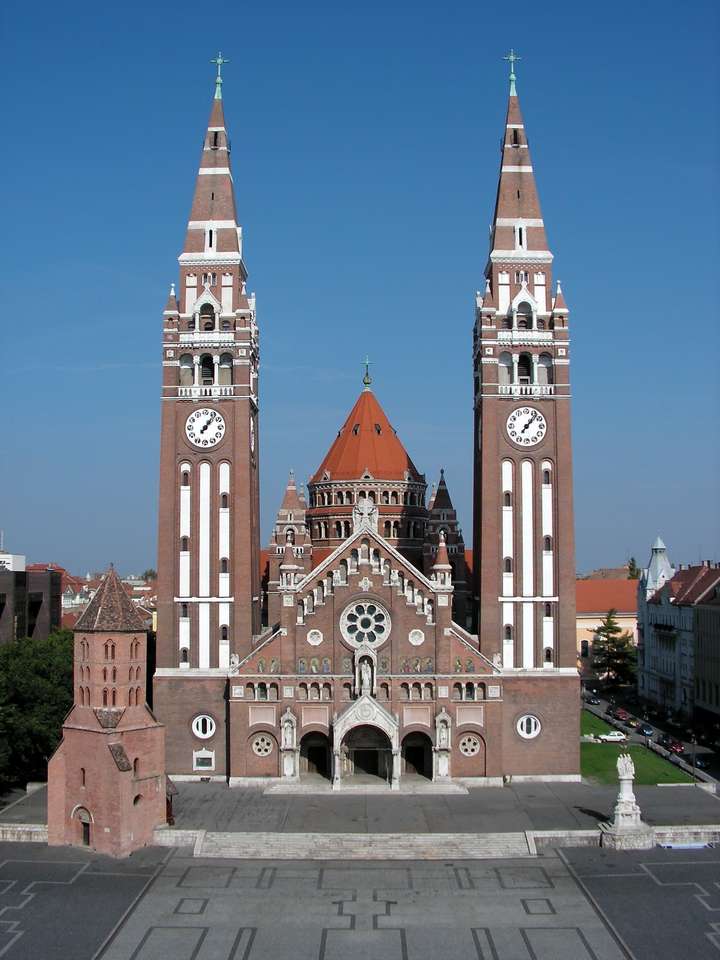 Πόλη Szeged στην Ουγγαρία online παζλ