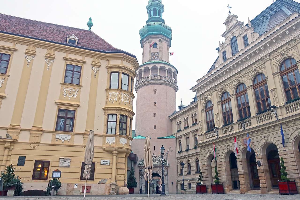 Sopron stad in Hongarije online puzzel