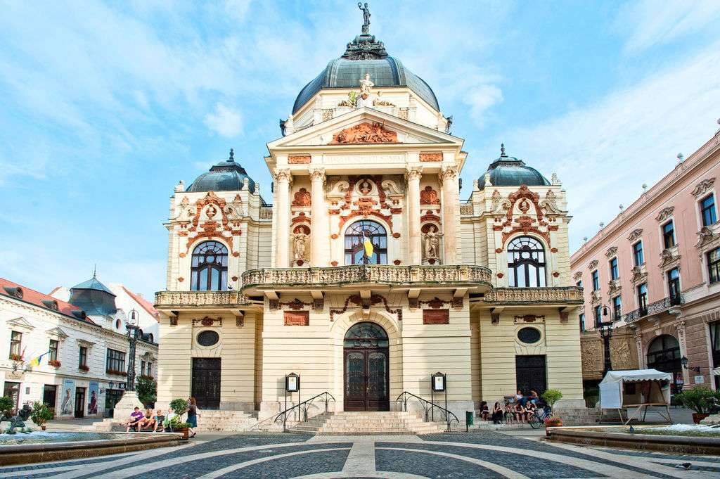 Pecs stad in Hongarije online puzzel
