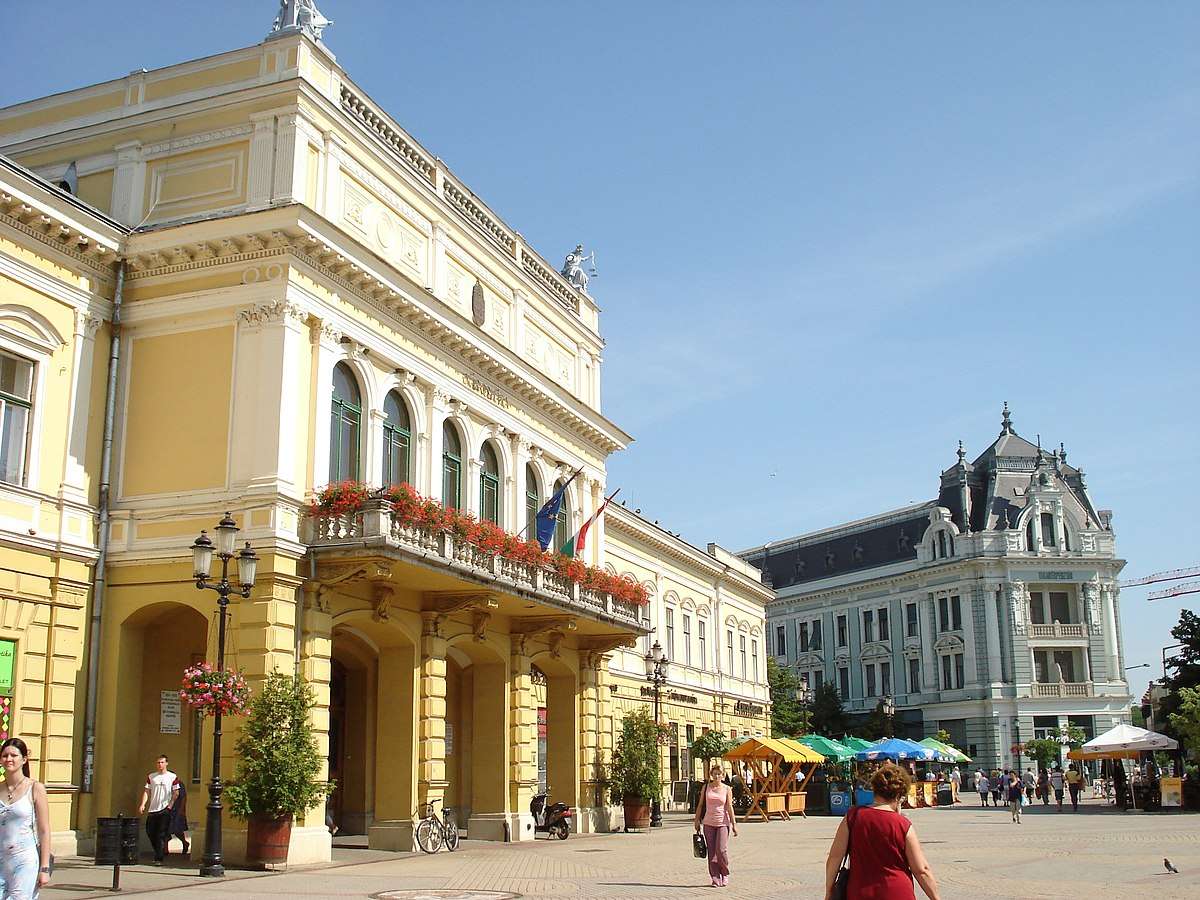 Город Ньиредьхаза в Венгрии онлайн-пазл