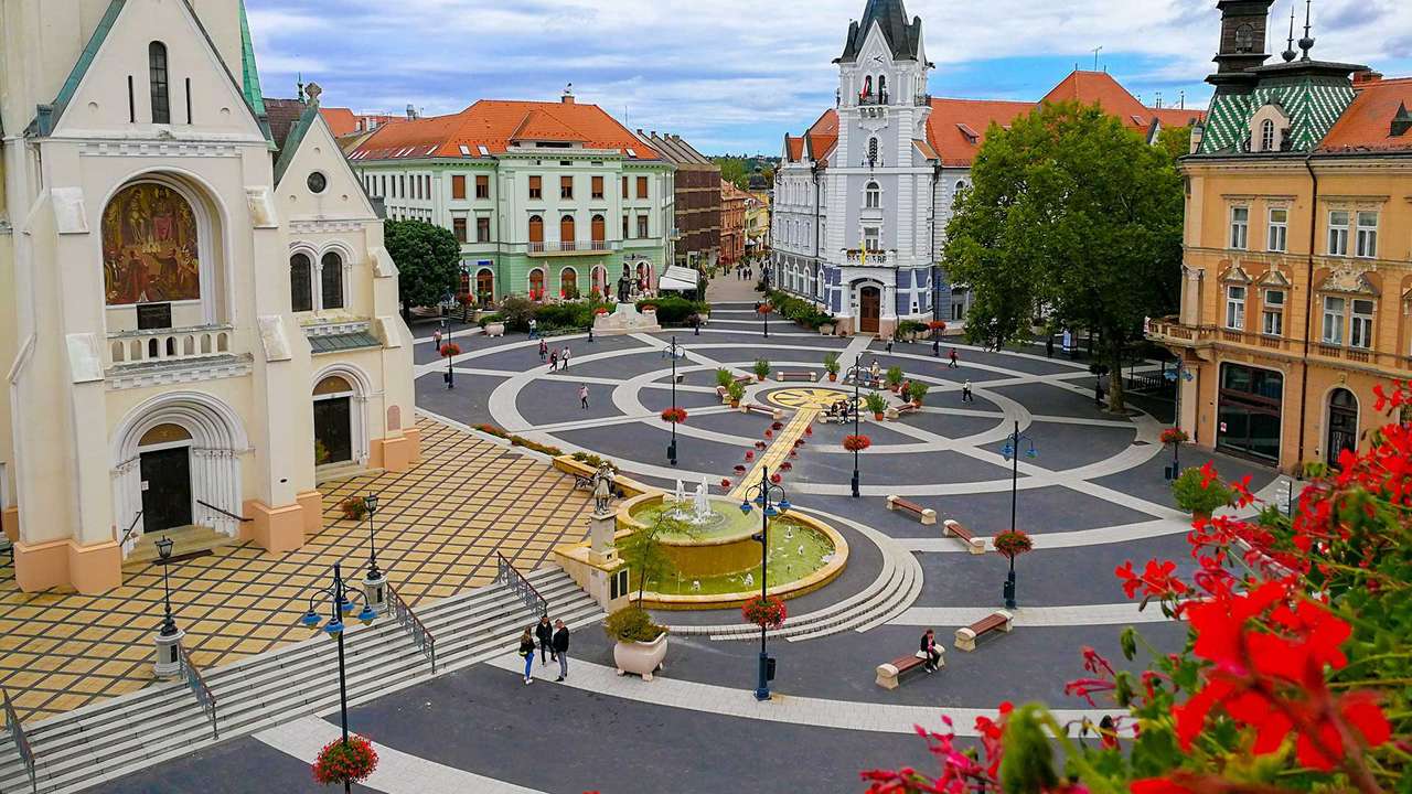 Град Капошвар в Унгария онлайн пъзел