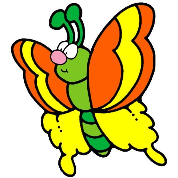 Motýl online puzzle