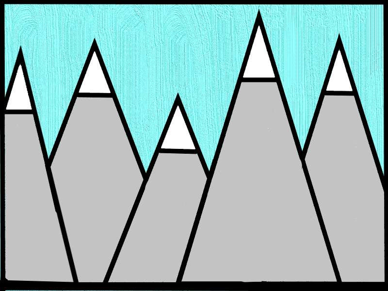 Magas hegyek online puzzle