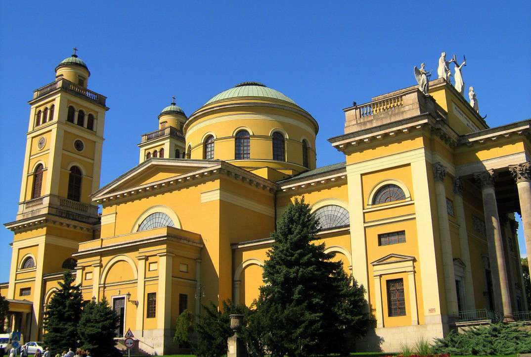 Катедралата Егер в Унгария онлайн пъзел