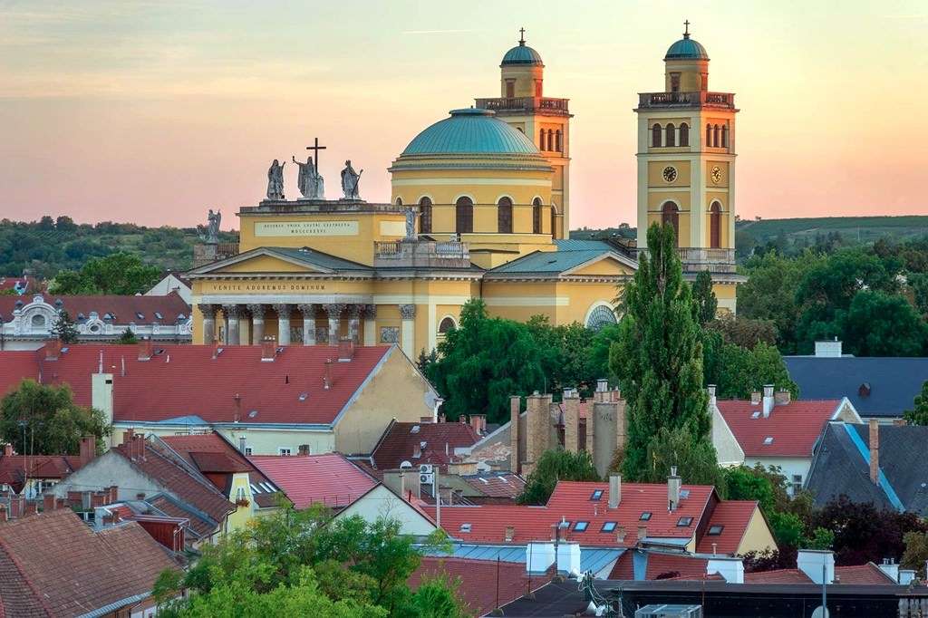 Eger Stadt in Ungarn Online-Puzzle
