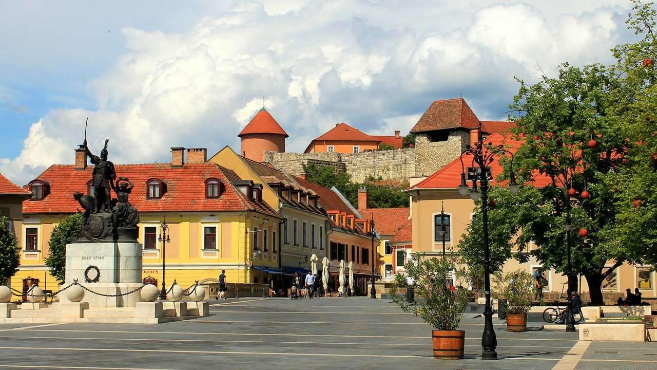 Eger város Magyarországon kirakós online