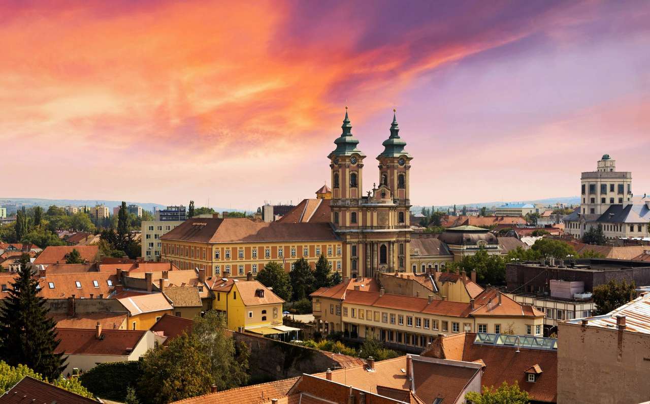 Città di Eger in Ungheria puzzle online
