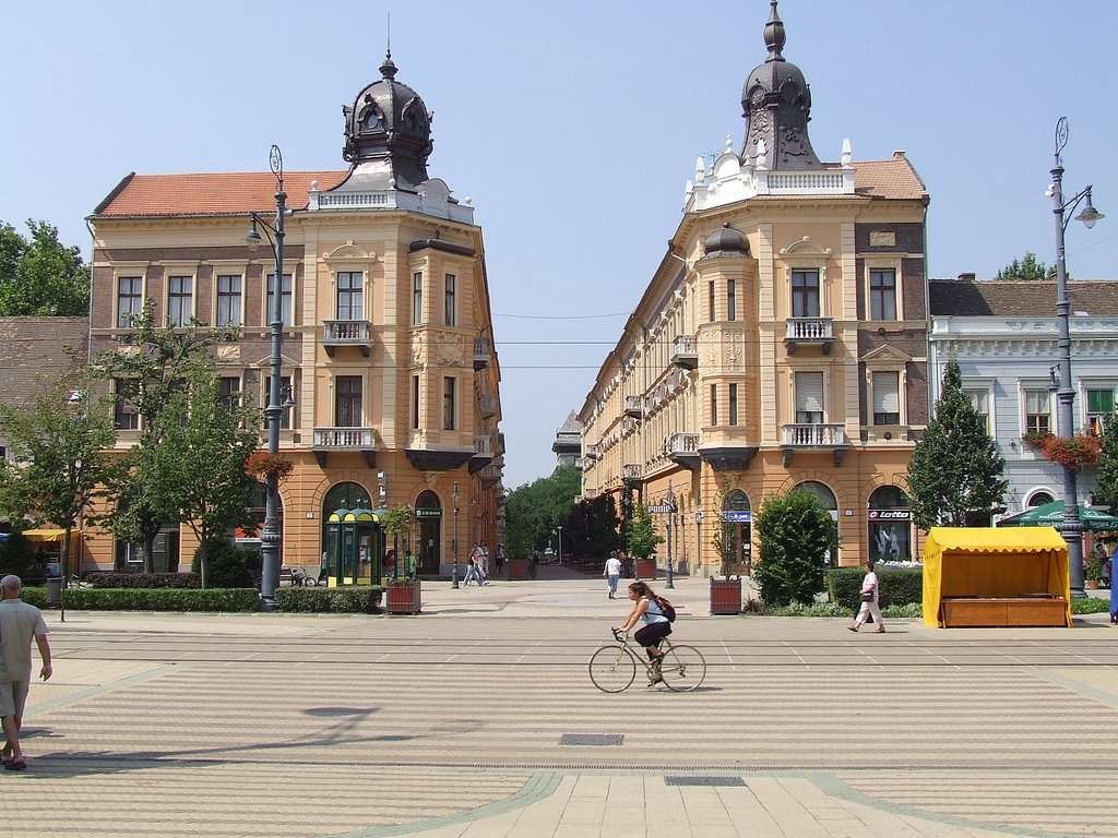 Město Debrecín v Maďarsku online puzzle