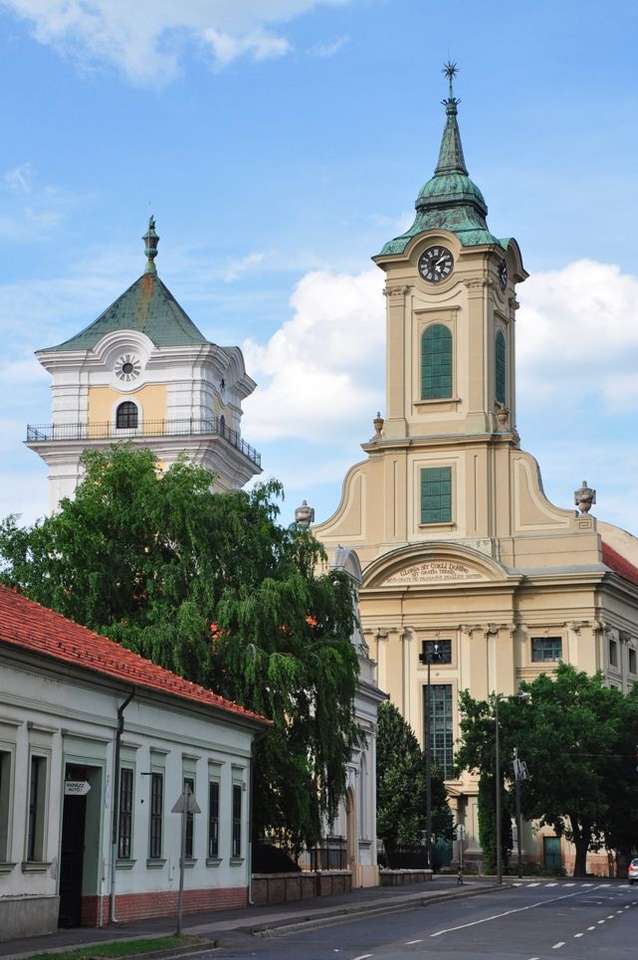 Город Бекешчаба в Венгрии пазл онлайн