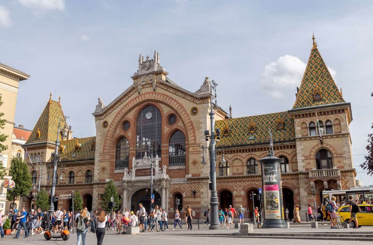 Great Market Hall Budapest Hungary jigsaw puzzle online