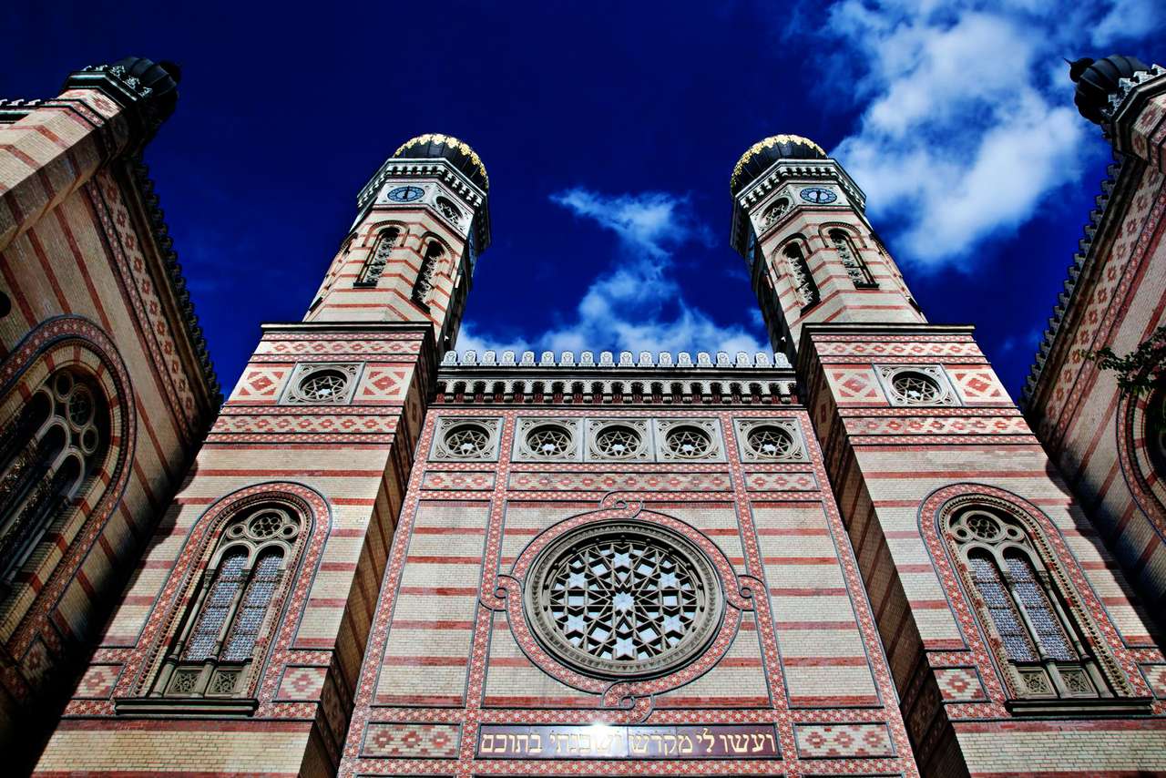 Sinagoga de Budapest Hungría rompecabezas en línea