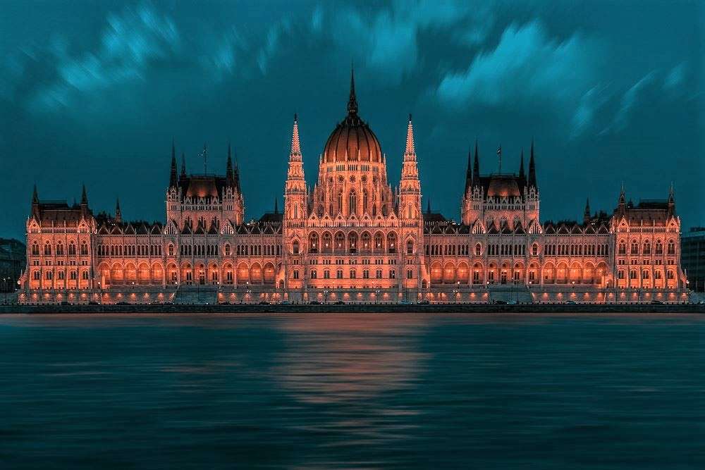 Budova parlamentu v Maďarsku skládačky online