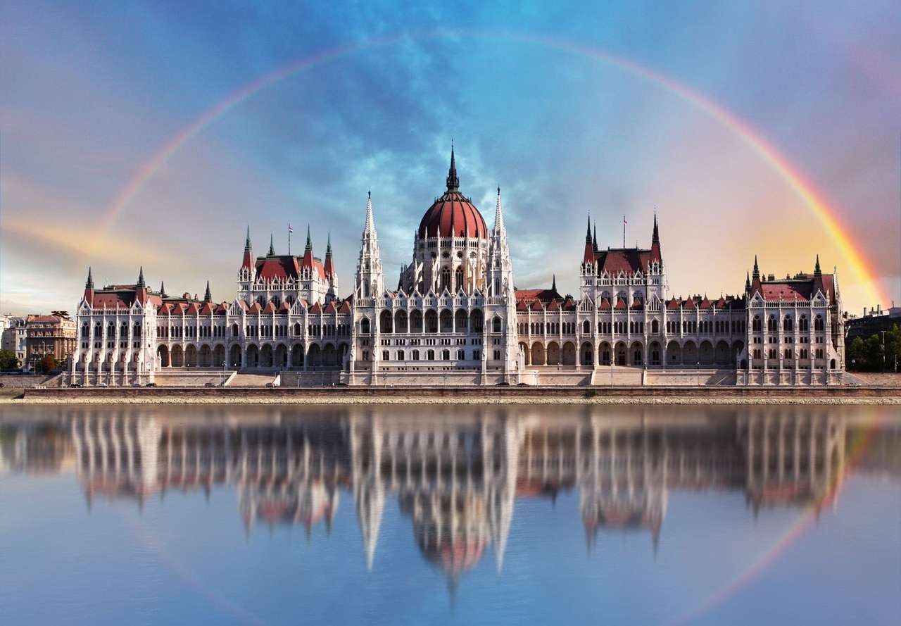 Сграда на парламента в Будапеща Унгария онлайн пъзел
