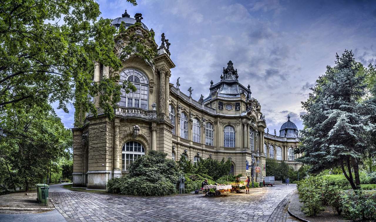 Будапештський парк Замок Варошлігет Угорщина пазл онлайн