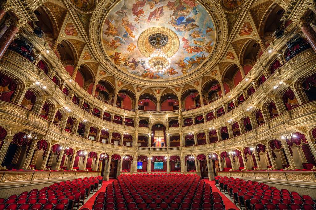 Budapeste Opera House Hungria puzzle online