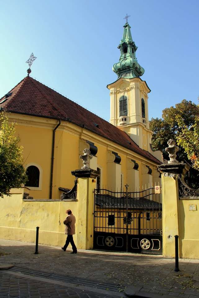 Igreja Sérvia de Budapeste na Hungria quebra-cabeças online