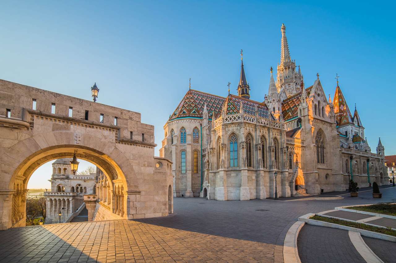 Budapest Mátyás-templom Magyarország kirakós online