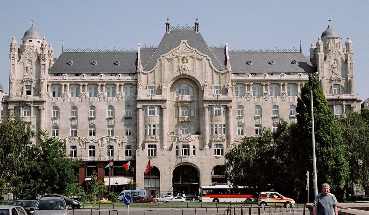 Budapest Hotel Gresham in Hongarije online puzzel