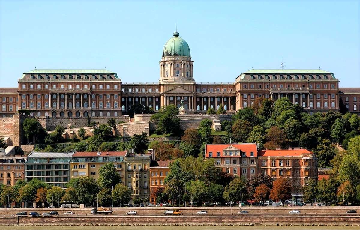 Budapest Castle Hill in Hongarije legpuzzel online