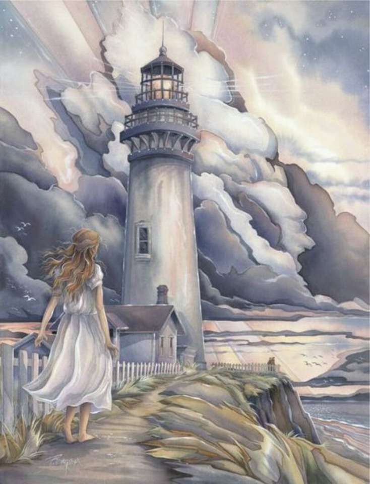 Walk to the lighthouse jigsaw puzzle online